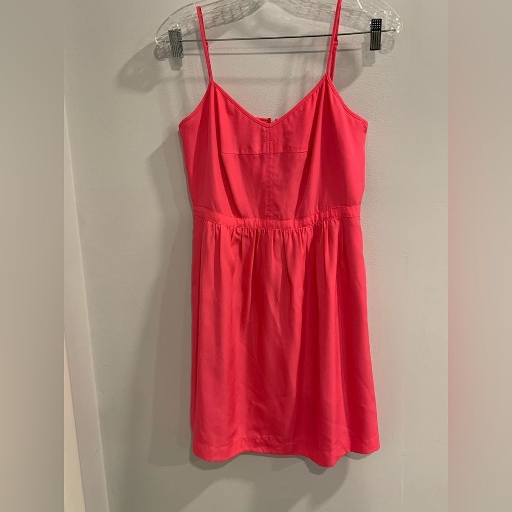 J.Crew Vibrant Pink Dress